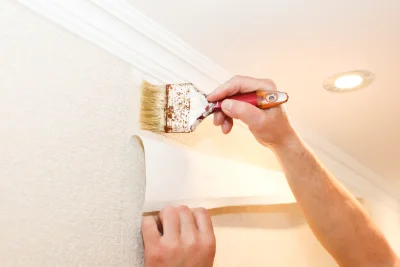 Pose de papier peint à Vonges — revêtements muraux et toiles de verre